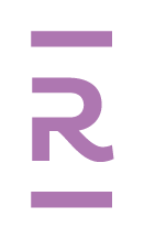 Logotype R violet